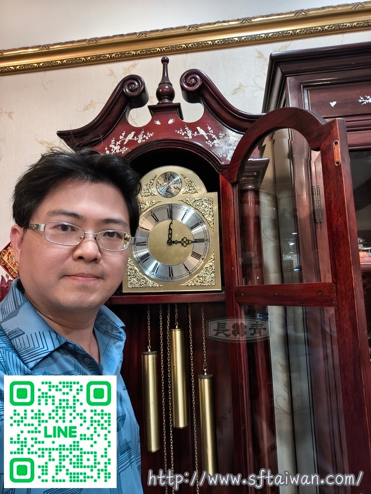 檢測後攜回Franz Hermle落地鐘機芯維修-長青傢俱