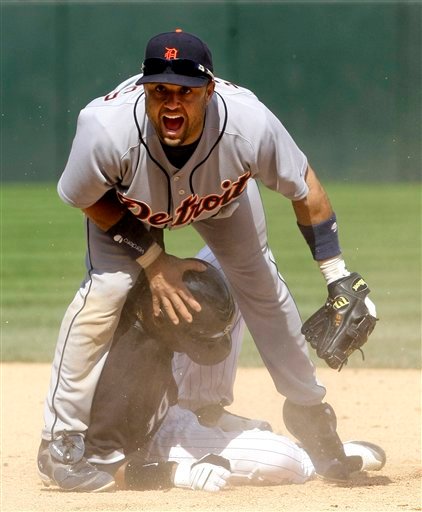 Tigers Placido Polanco    White Sox&apos;s Alexei Ramirez.jpg