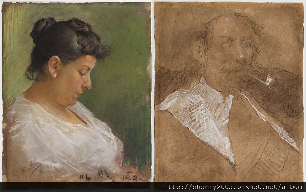 母親肖像和父親肖像(Retrat de la Mare de l&apos;Artista y El Padre Artistra)(1896).jpg