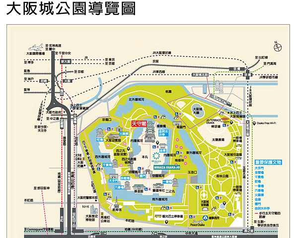 osaka map