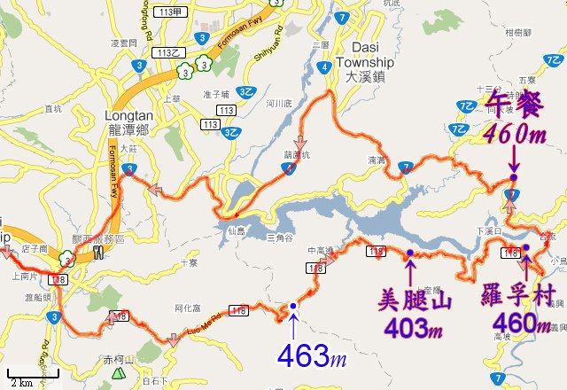 羅馬公路休閒陪騎111.36k