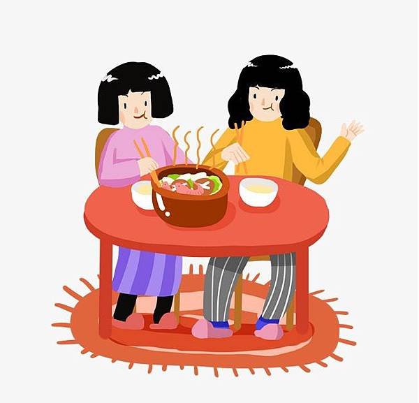 兩姊妹快樂的飲食相關圖片
