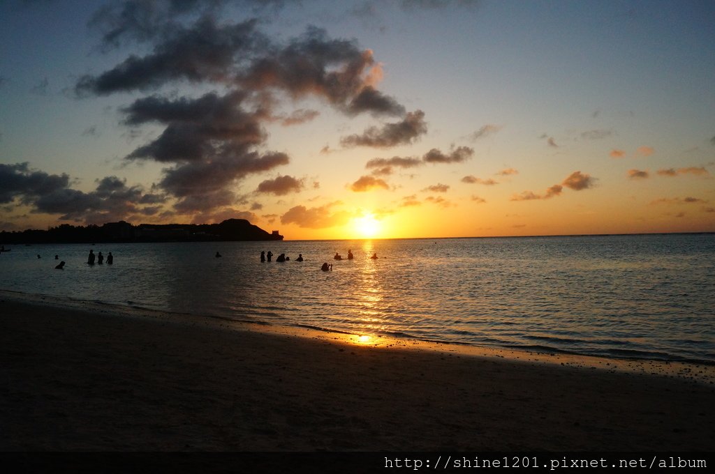 關島杜夢灣 關島夕陽 杜夢灣夕陽