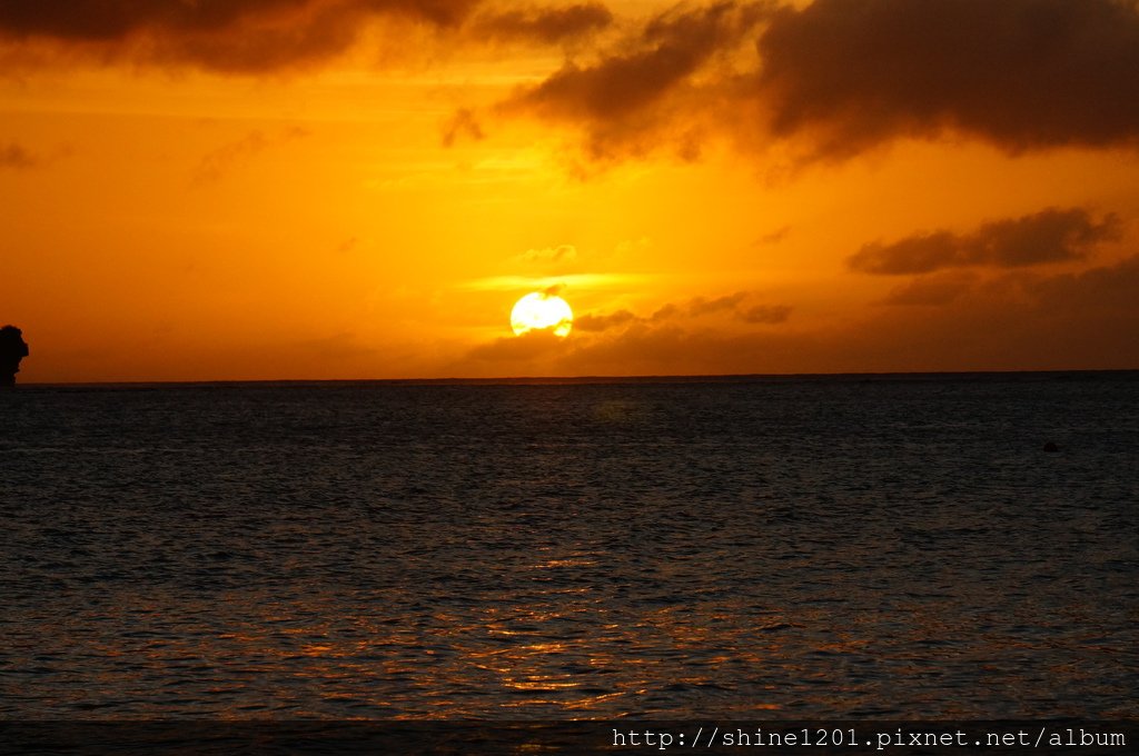 關島杜夢灣 關島夕陽 杜夢灣夕陽