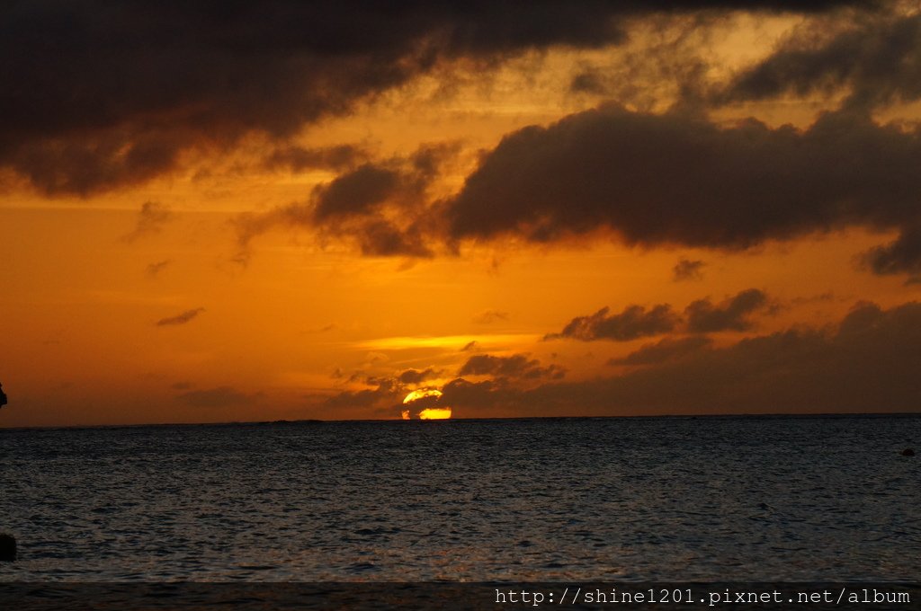 關島杜夢灣 關島夕陽 杜夢灣夕陽