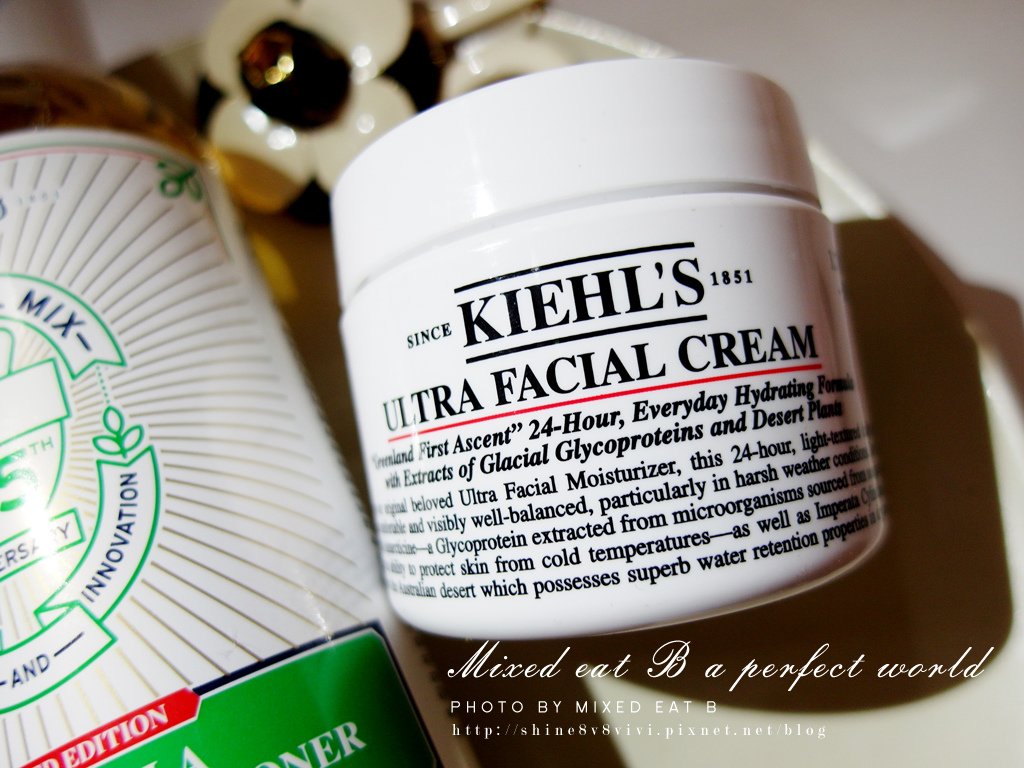 Kiehl’s金盞花植物精華化妝水+冰河釀蛋白保濕霜-1-12