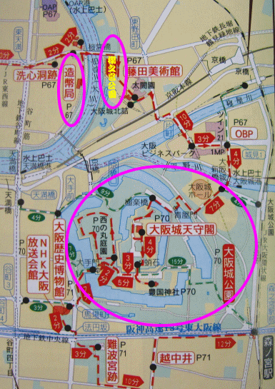 櫻之宮、造幣局、大阪城地理位置.gif