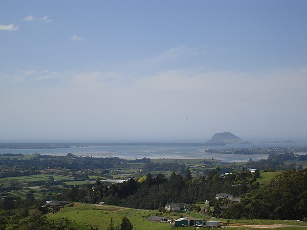 遠方的Mt Maunganui