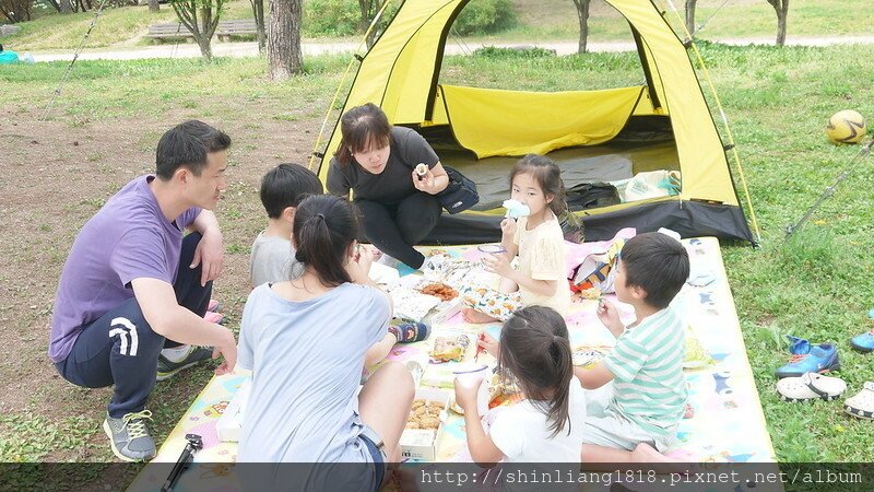 韓國露營 2015 世足公園 野餐 蛋爸花媽