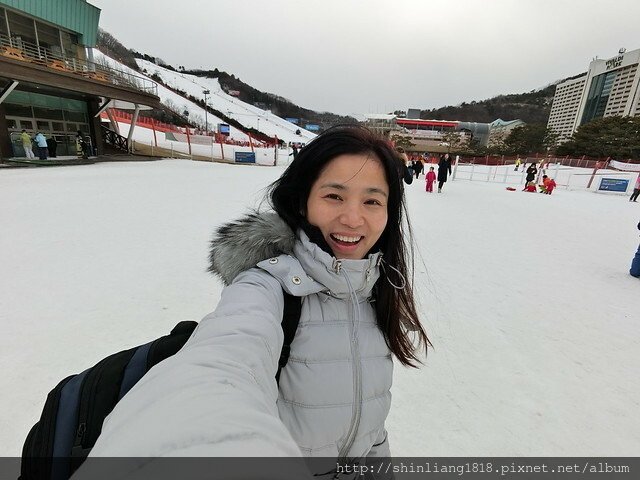 韓國滑雪 蛋花爸 蛋花媽 蛋蛋 花花