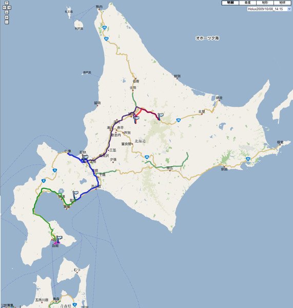 GPS Map - Hokkaido