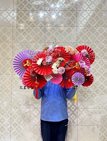 【新春花藝設計】 -春節壁飾