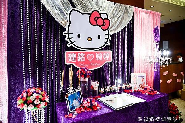 Kitty主題婚禮佈置設計系列