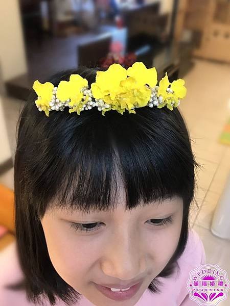 小花童花冠