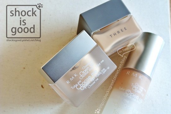 RMK水凝光采粉霜 クリーミィファンデーション N Flawless Cream Foundation、THREE凝光晶粉霜 フローレス クリーム ファンデーション