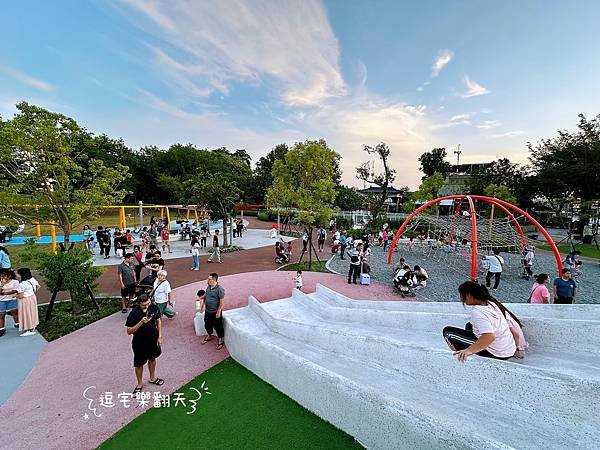 【彰化】田尾親子公園|田尾怡心園|有萌萌的兔子造景|假日玩公