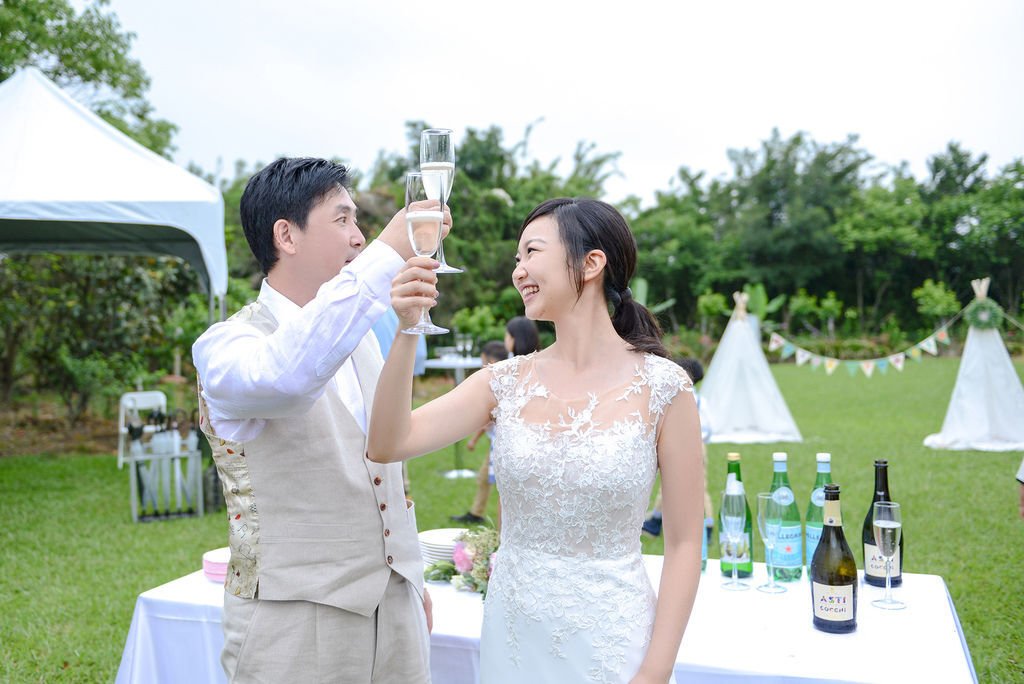 琪琪小姐 婚禮紀錄 wayne%26;Yushin 美式婚禮 戶外婚禮