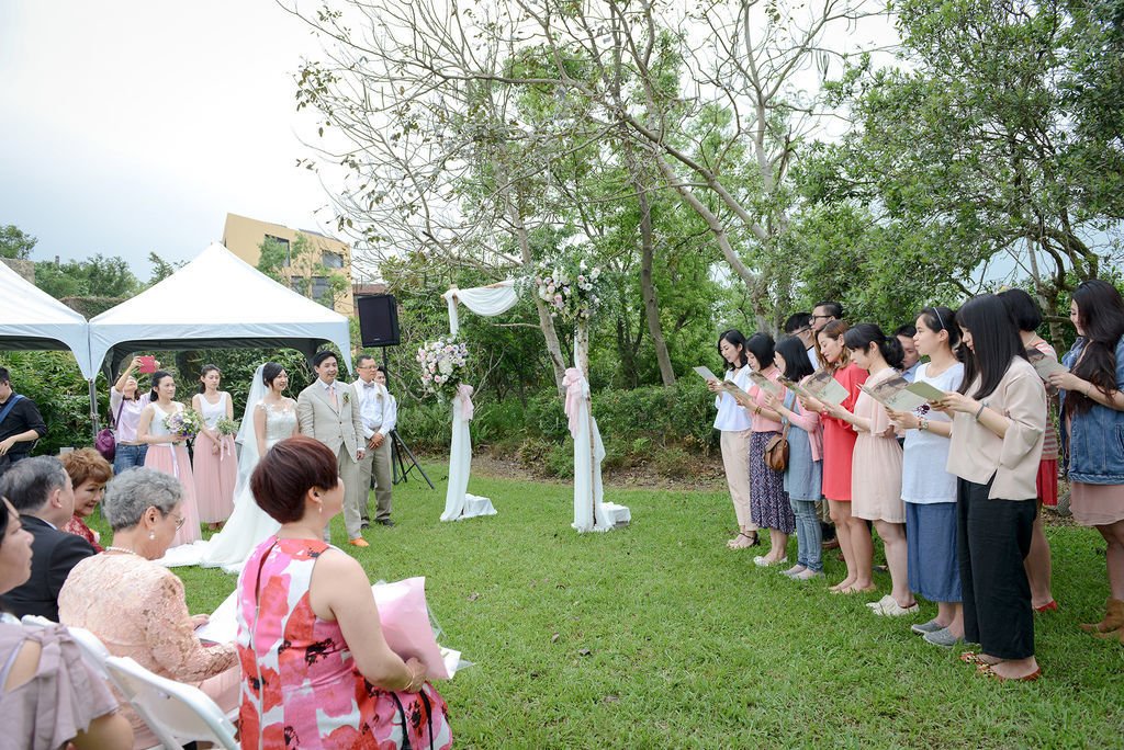 琪琪小姐 婚禮紀錄 桃園美式婚禮 戶外證婚儀式