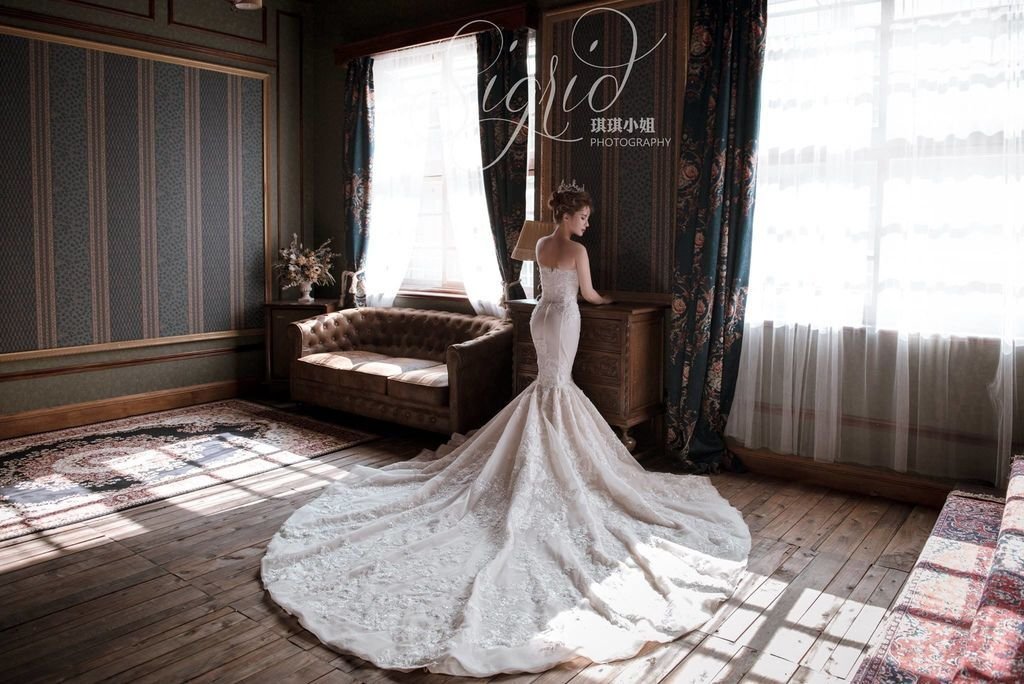 婚攝琪琪小姐 復古奢華雜誌風格妝容 婚紗攝影
