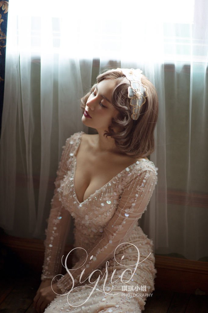 婚攝琪琪小姐 復古奢華雜誌風格妝容 婚紗攝影