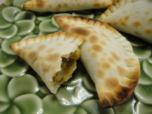 用烤箱烤的samosa 