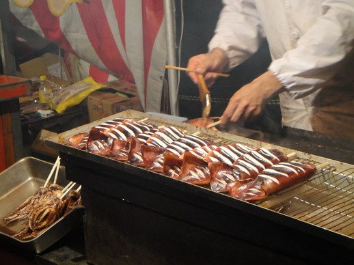 我最愛的焼きイカ