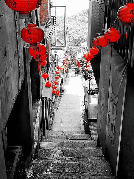 九份。山城