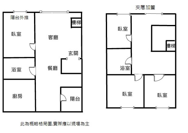 OA007-中研一期低總4房-格局圖