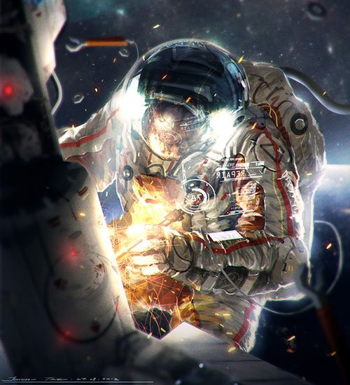 illustrate-an-astronaut-in-photoshop