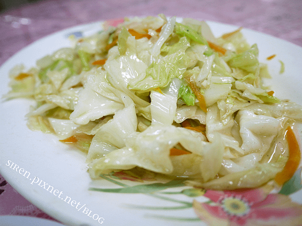 台東成功。富祥小吃部_炒高麗菜