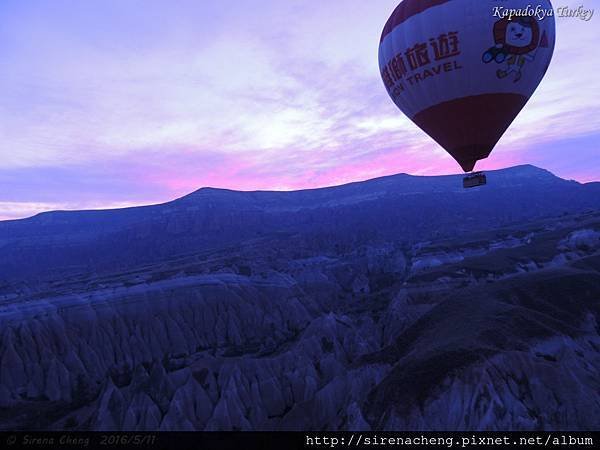 土耳其卡帕多琪亞 Turkey Cappadocia/Kapadokya 熱氣球上的清晨