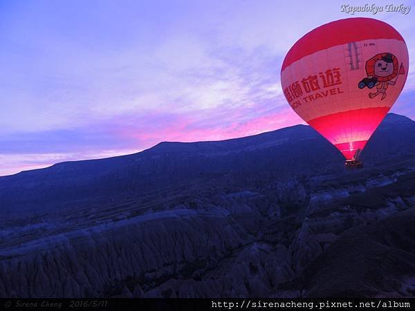 土耳其卡帕多琪亞 Turkey Cappadocia/Kapadokya 熱氣球上的清晨