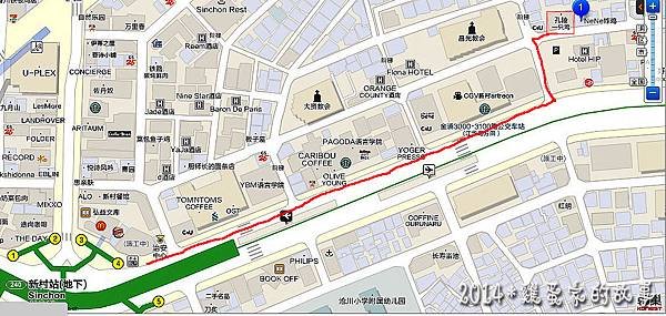 孔陵一隻雞。新村站MAP