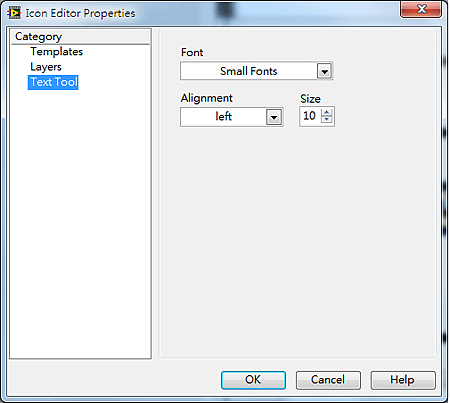 Icon Editor Font error_small font