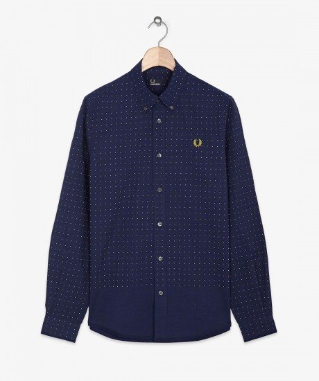 Fred perry Polka Dot End On End Shirt  85磅