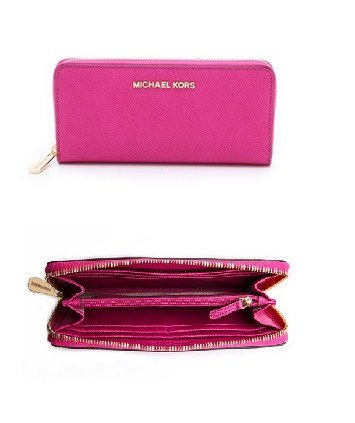 MICHAEL Michael Kors Jet Set Travel Zip Around Continental Wallet $138