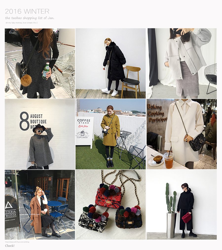 00 taobao shopping list 2016 January