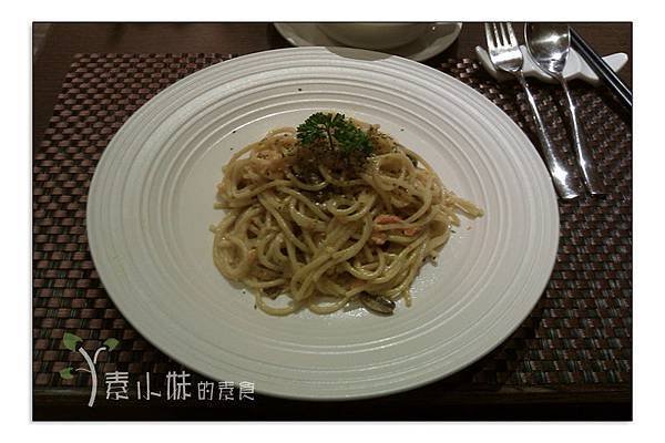 明太子義大利麵 淨慈湧創意蔬食料理 台北市大安區素食蔬食食記 拷貝