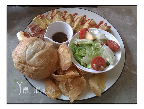 起士培根玉子燒 澄石蔬食咖啡廚坊chensveg cafe kitchen 台中素食蔬食食記