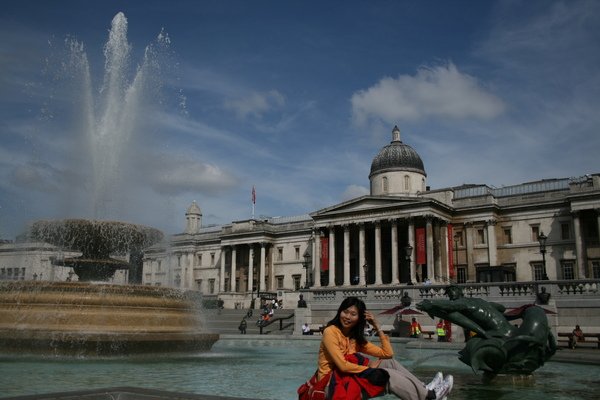 Trafalgar Square 與 National Gallery