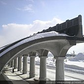014.稚內港防波堤很有羅馬建築風格