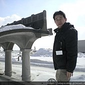 016.稚內港防波堤前留影
