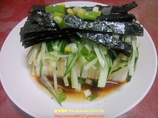 海苔涼拌豆腐