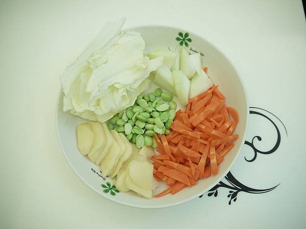 馬鈴薯毛豆高麗菜紅蘿蔔「瓠瓜」豬肉米泥