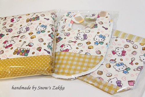 Zakka414~HelloKitty_嬰兒包巾-6
