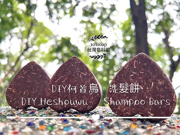 ．配方主題． 烏黑亮麗  ｜DIY何首烏洗髮餅｜DIY He