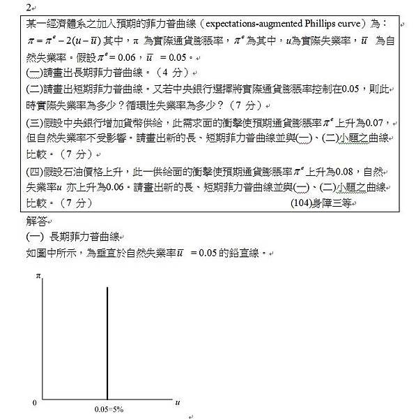 104身障三等申論題第2題(1)