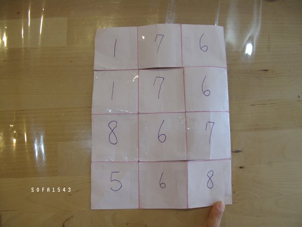 數字方塊