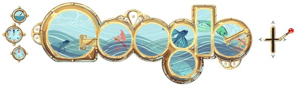 儒勒凡爾納JulesVerne生日．20110208．Google