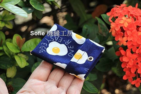 Sofie 機縫工房【荷包蛋】上下分層香火袋 大尺寸平安符袋